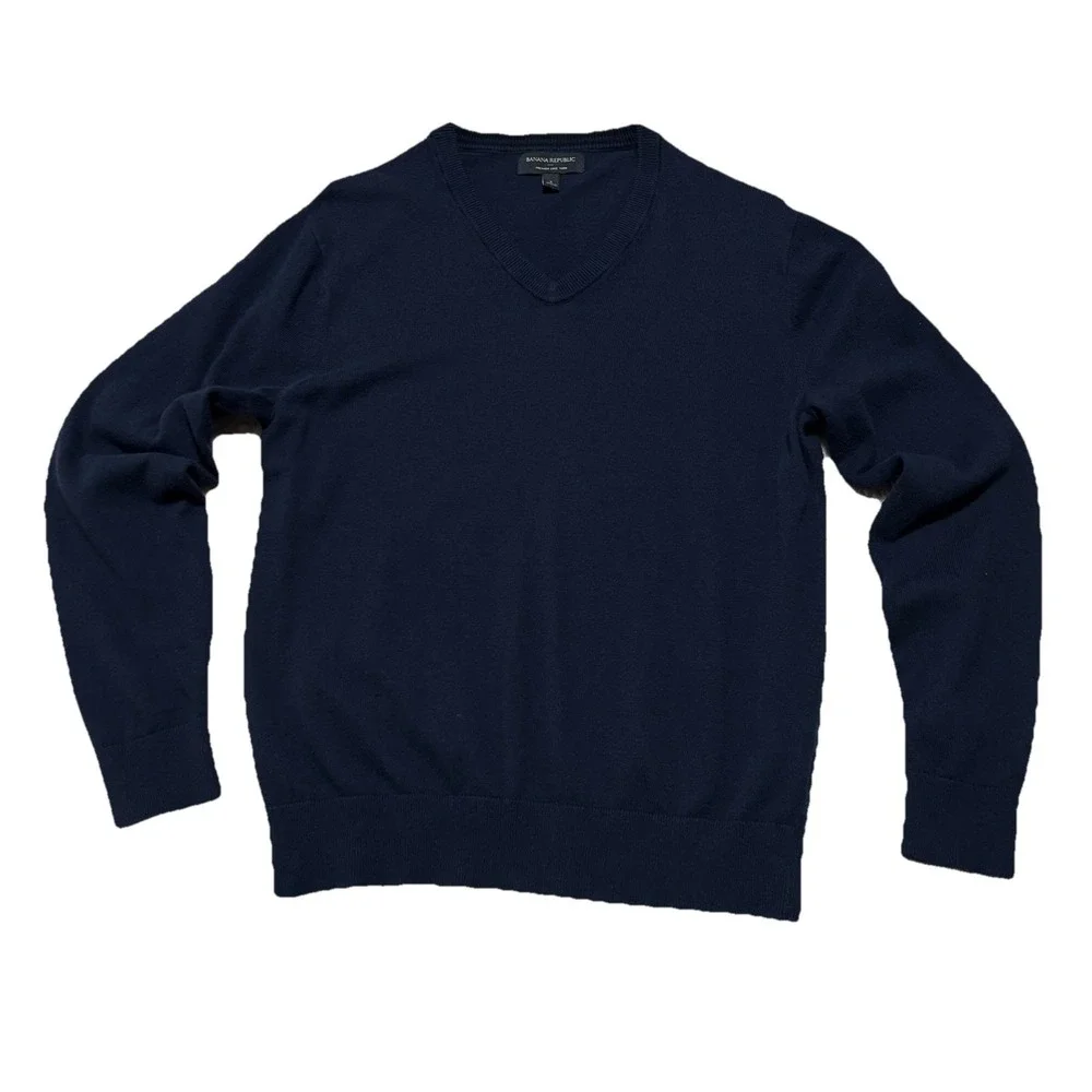 Banana Republic Premium Luxe Yarn Sweater‎ Silk Cashmere Blend Sz SM 19 x 25